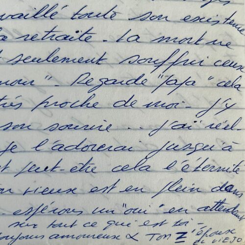 Lettre de prison de Jacques Mesrine sur son livre "L'Instinct de mort" et le procès de sa compagne