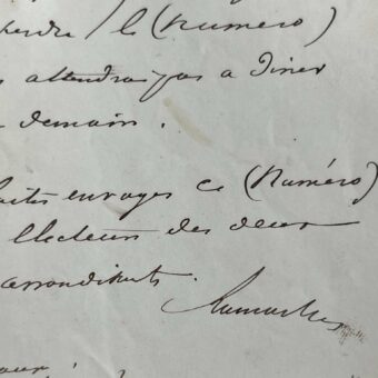 Alphonse de Lamartine s'affaire depuis 4 heures du matin à la rédaction d'un discours