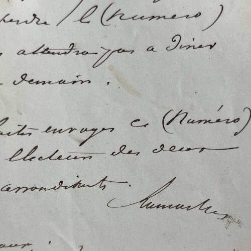 Alphonse de Lamartine s'affaire depuis 4 heures du matin à la rédaction d'un discours