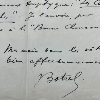 Théodore Botrel, "fils de Bretagne", conquis par la chanson « Les Coiffes blanches »