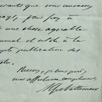 Alfred Nettement envoie des gravures pour une publication