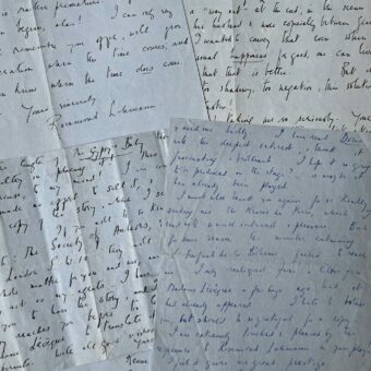 Quatre lettres de la romancière anglaise Rosamond Lehmann