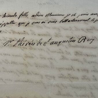 "Madame Dernière" annonce au Cardinal de Bernis l'heureux accouchement de Marie-Antoinette