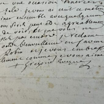 L'Abbé Grégoire tente placer un diacre auprès de l'évêque de Cambrai