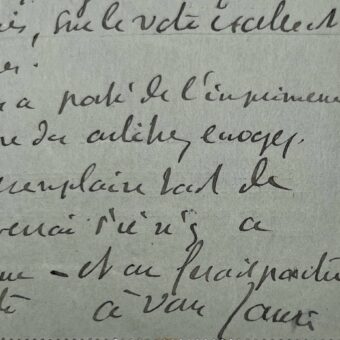 Jean Jaurès salue le vote des ouvriers grévistes de Calais