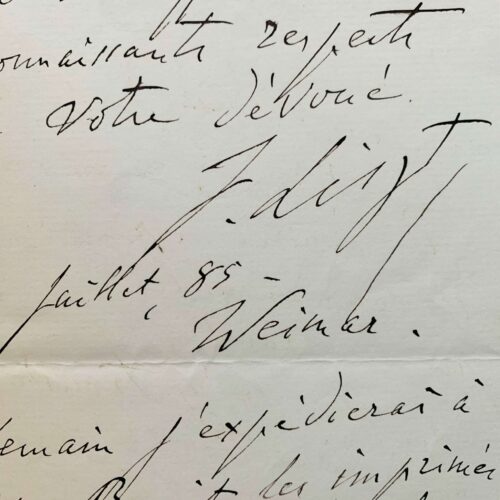 Franz Liszt reçu en grand pompe à l'Exposition Universelle d'Anvers de 1885