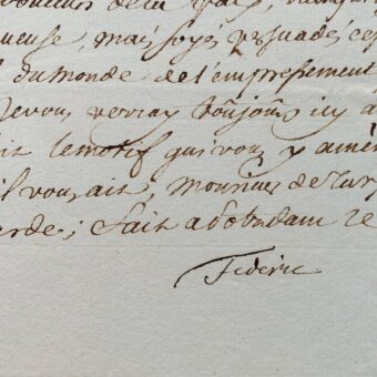 Le roi de Prusse, Frédéric II, salue l'hommage de Louis XV après la mort du maréchal de Saxe