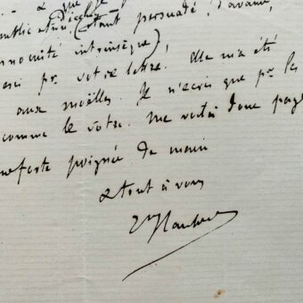 Flaubert promet à Léon Cladel d'intervenir auprès de Charpentier pour qu'il le publie