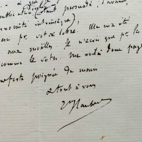 Flaubert promet à Léon Cladel d'intervenir auprès de Charpentier pour qu'il le publie