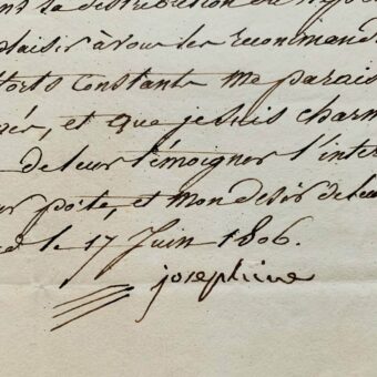 Joséphine intervient pour le dramaturge Picard et les comédiens de son théâtre