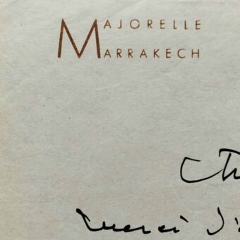 Jacques Majorelle s'abonne à une revue de botanique