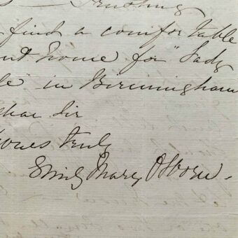 La peintre britannique Emily Mary Osborn envoie plusieurs peintures pour une exposition