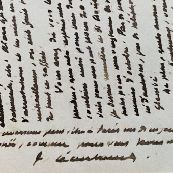 Violente lettre de Paul Léautaud à Jean Denoël