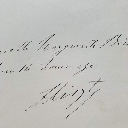 Un souvenir du passage de Franz Liszt à Bruxelles en 1882
